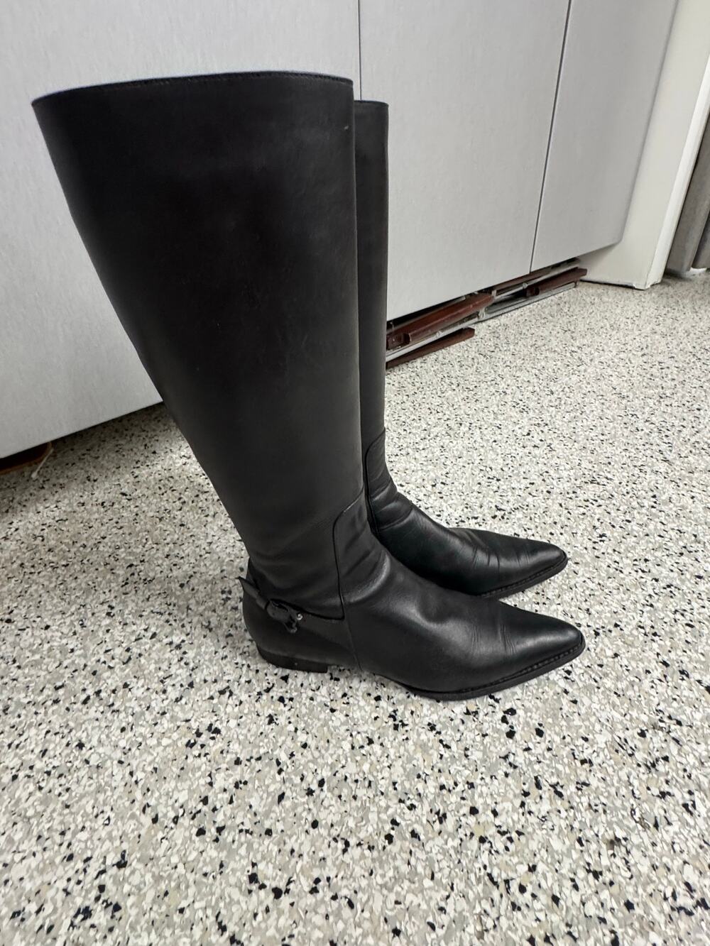 Gucci black leather boots